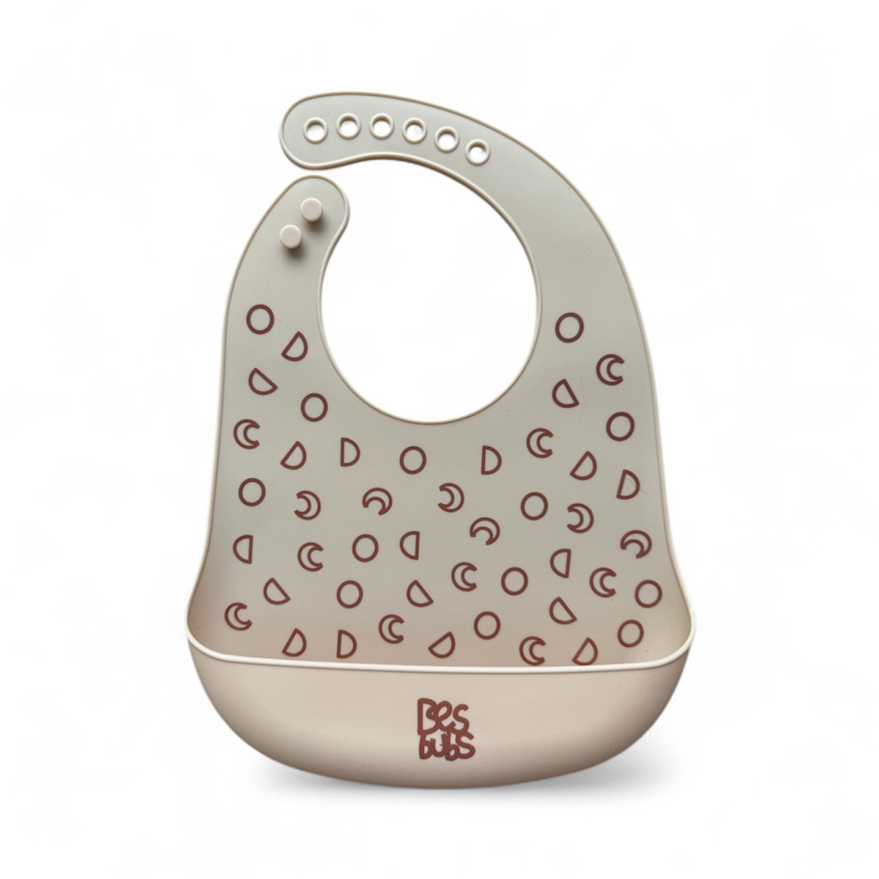 The Mealtime Duo Bundle – Smock + Silicone Bib - Moons