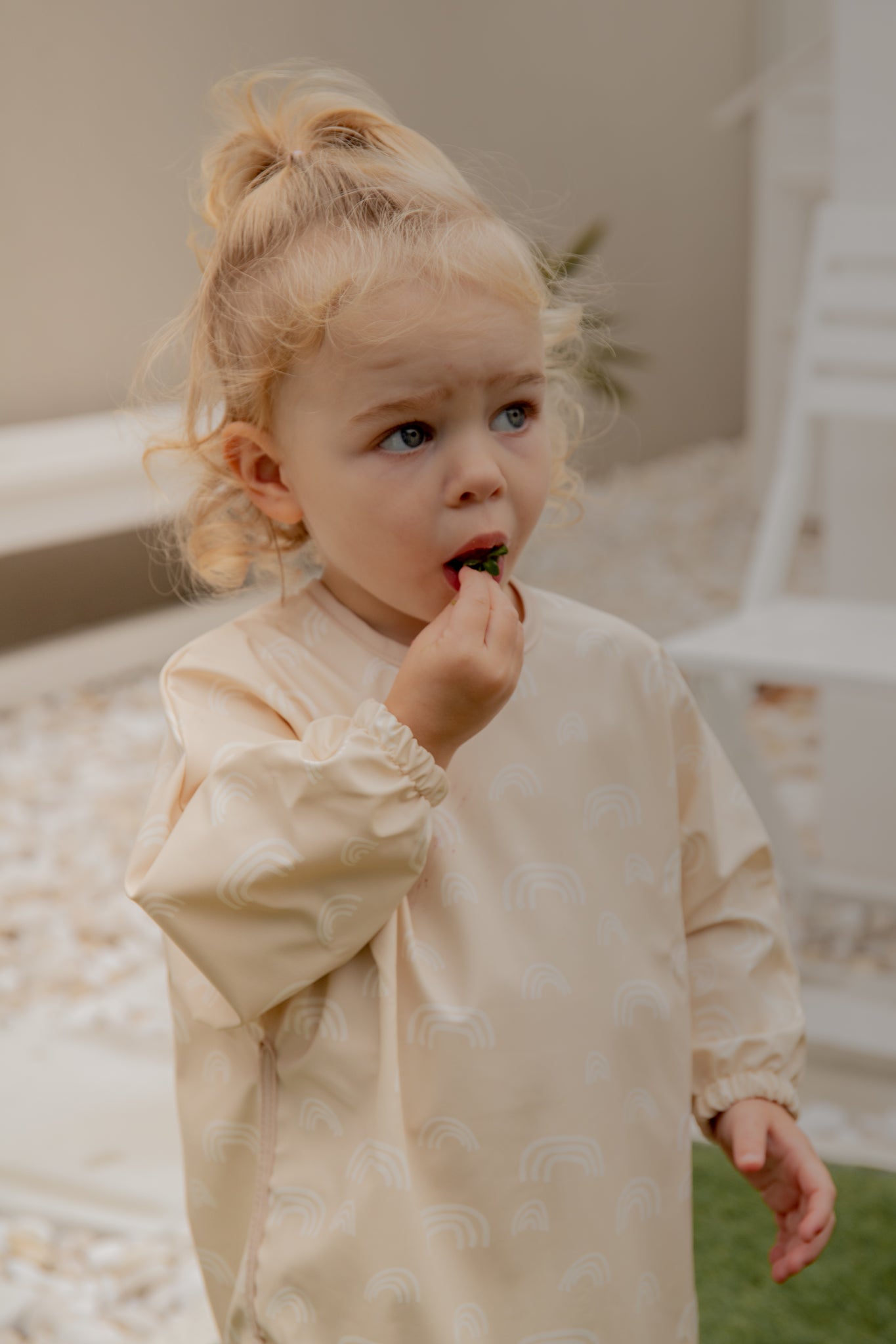 Besbubs Waterproof Food & Play Smock Bib - Moons