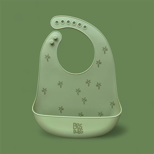 Besbubs Silicone Bib - Palm Trees