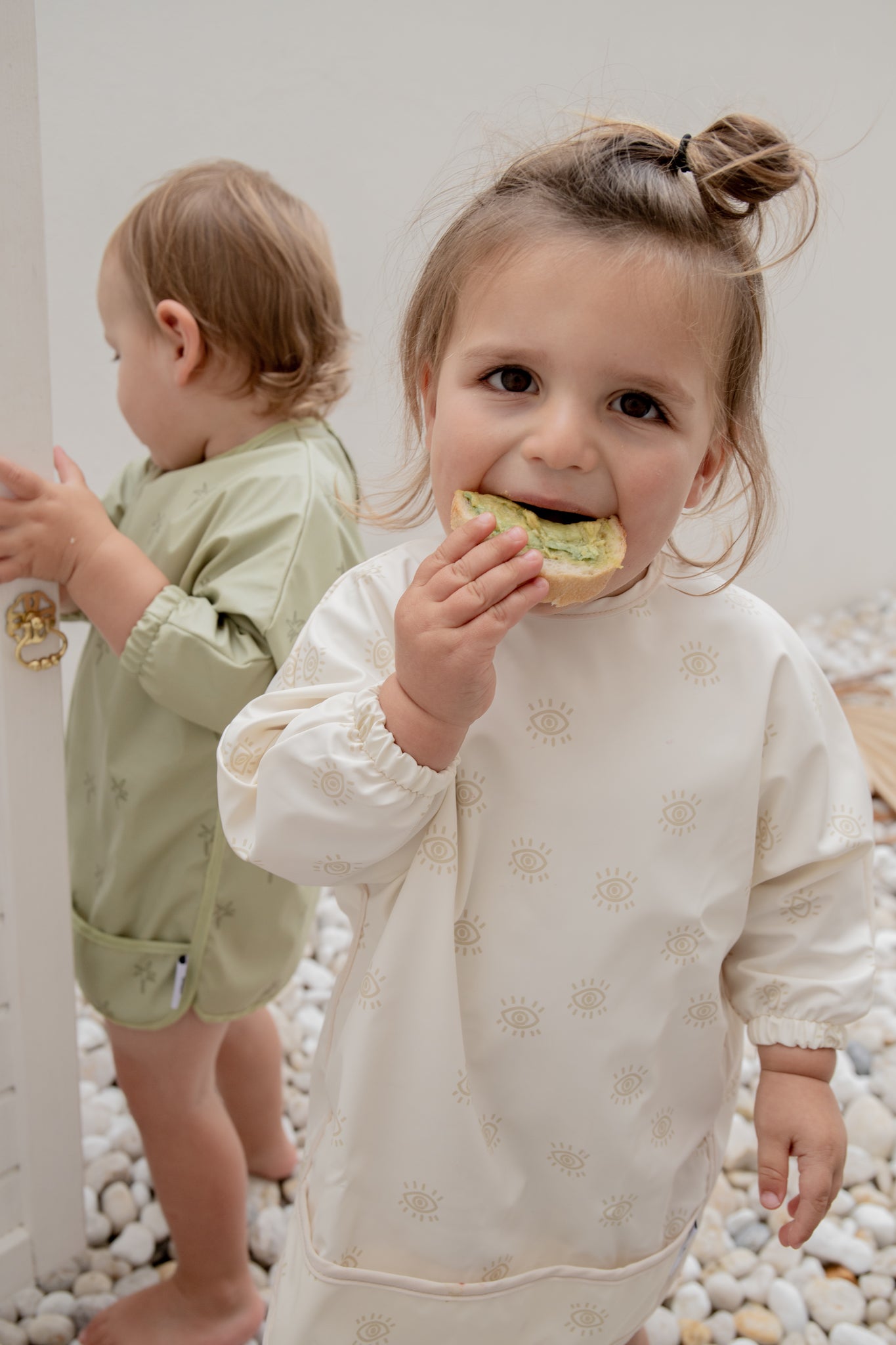 Besbubs Waterproof Food & Play Smock Bib - Eyes